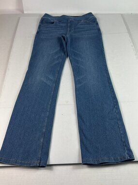 Halara Flex Jeans Women's 27x29* High Waist Boot Cut Blue Stretch Denim Tag M